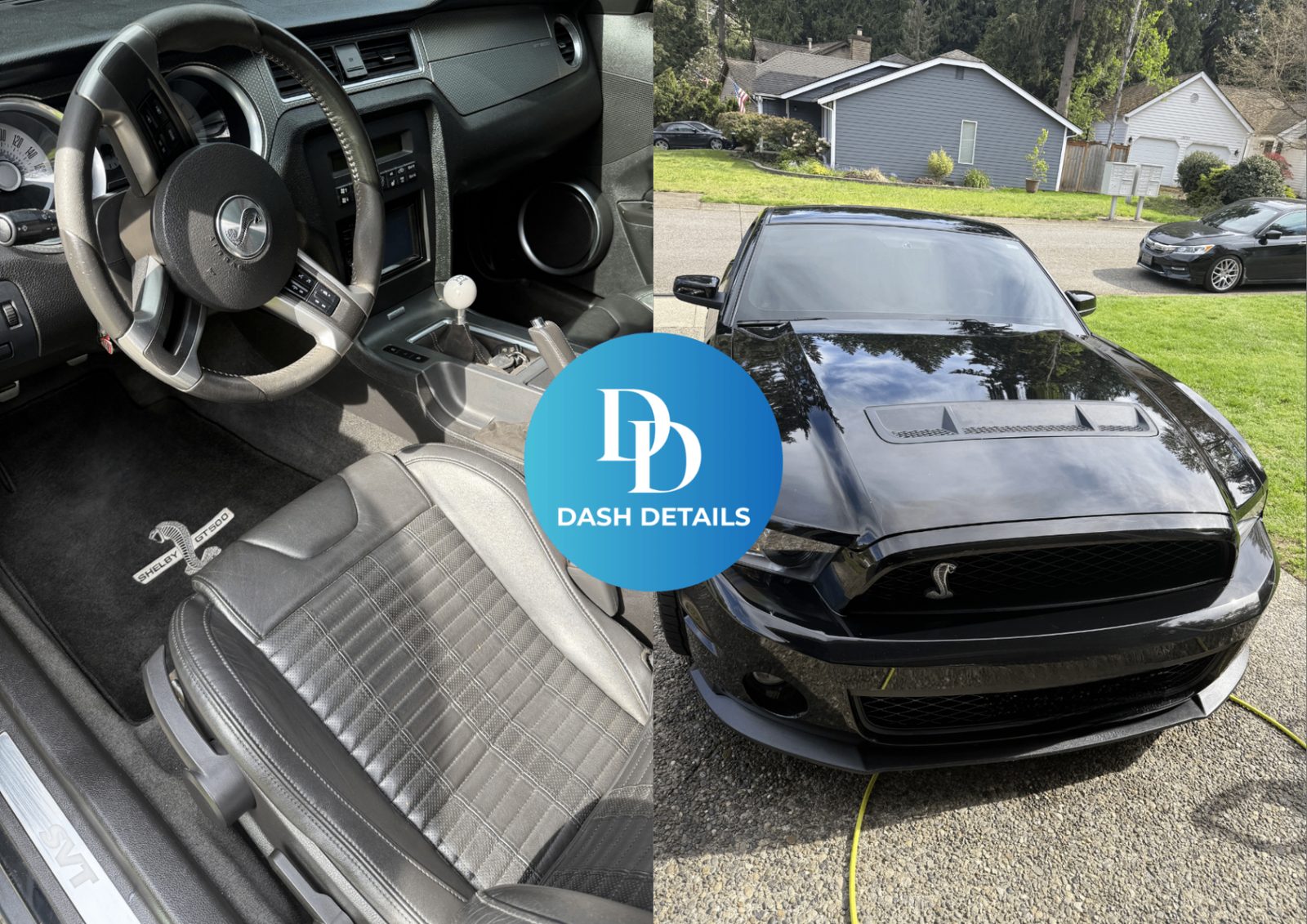 Shelby GT500 · Buff & wax